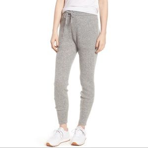 JAMES PERSE Ribbed Cashmere Pants, Size 2 (M)